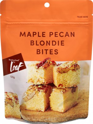 Maple Pecan Blondie Bites
