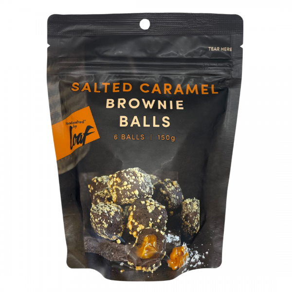 Salted Caramel Brownie Balls